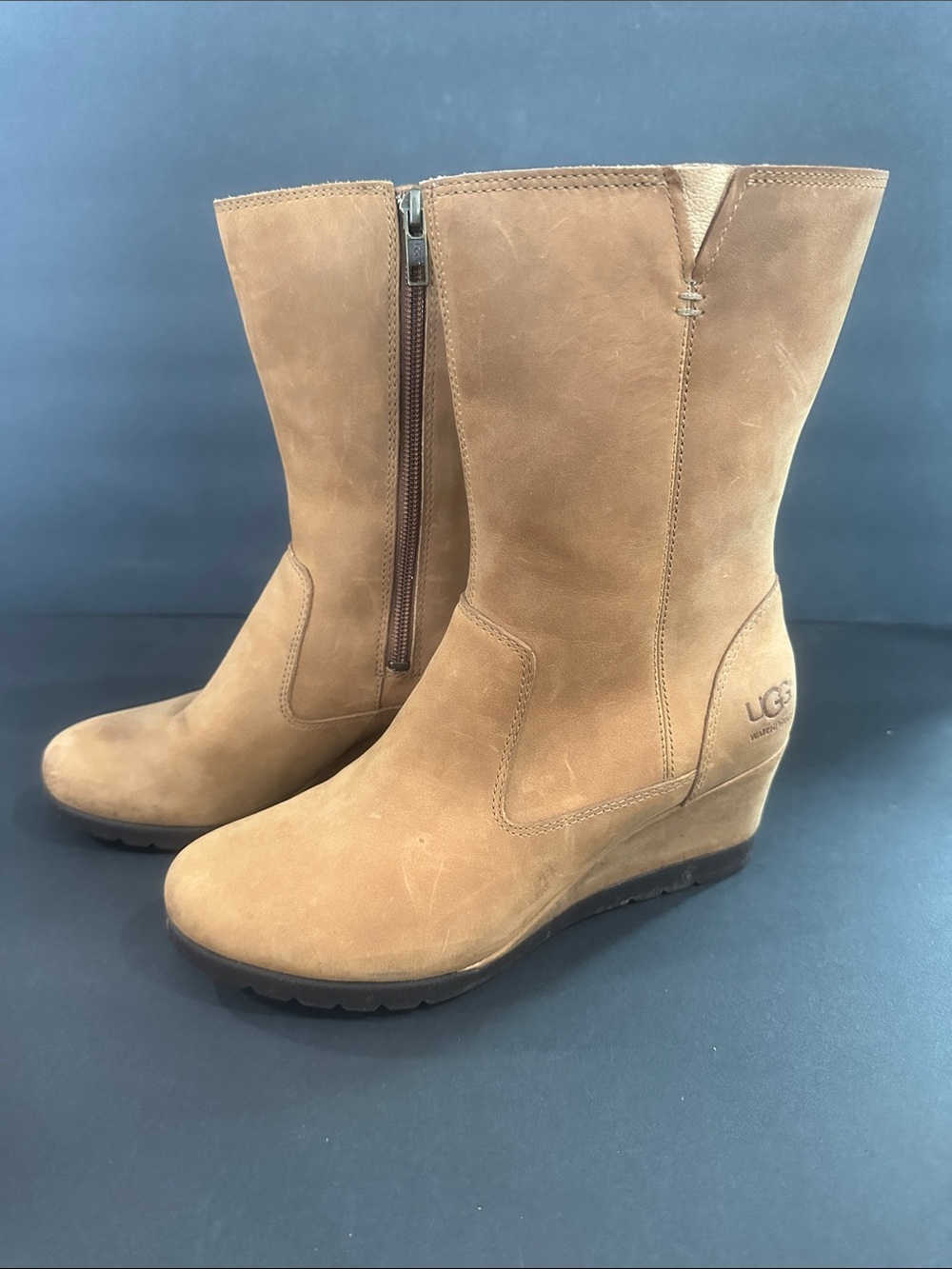 UGG women’s joely waterproof wedge boots size 6.5